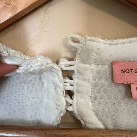 Anthropoligie x Not So Serious by Pallavi Mohan Deep-V Mini Dress Size Medium - Picture 5 of 11